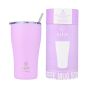 Θερμός Coffee Mug 500ml Estia Home Art Save the Aegean Lavender Purple 01-23195