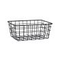 Καλάθι Οργάνωσης 24x18x10cm Μαύρο Μεταλλικό Estia Home Art Bamboo Essentials 01-26714