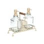 Δοχεία Υγρού Πιάτων 2x300ml με Μεταλλική Βάση & Θήκη για Σγφουγγάρι Allure Ivory 01-26226