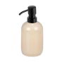 Ανλία Σαπουνιού Μπεζ Κεραμική 360ml  7,5x13cm Estia Home Art Satin 02-27759