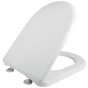 Κάλυμμα Λεκάνης WC D Shape B.T Βακελιτικό με Στηρίγματα Εκτόνωσης 41,5-47x35,3cm Οπές 11-20cm ,Κατάλληλο Essedra, Alfa, Aveiro Elvit 0082-ekt