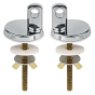 Κάλυμμα Λεκάνης D Shape Λευκό Βακελιτικό για Ideal Standard Calla Οπές 11-20 εκ. Μ41,5-47εκ. Π35,5εκ. Elvit 0017