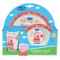 Peppa Pig παιδικό σερβίτσιο φαγητού (006105) Ango