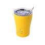 Θερμός Coffee Mug Save the Aegean 350ml Ø7xY13cm Pineapple Yellow Estia Home Art 01-12458