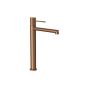 Μπαταρία Νιπτήρα Ψηλή με Βαλβίδα Clic Clac Orabella Terra Rose Gold PVD 10252