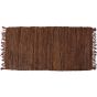 Δερμάτινο Χαλί 160x230cm Leather Flat Brown San Lorentzo 1372CBROWN 