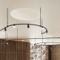 Φωτιστικό Μαύρο D6X12,5cm για Chandler Track LED 12W 3000K 1020lm Inlight 13C-00031