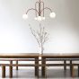 ARTE ILLUMINA ΦΩΤΙΣΤΙΚΟ ΚΡΕΜΑΣΤΟ 6XG9W 100X85 ΚΟΚΚΙΝΟ Eurolamp 144-20007