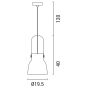 ΦΩΤΙΣΤΙΚΟ ΚΑΜΠΑΝΑ Ε27 Φ195X400 ΠΡΑΣΙΝΗ/ΛΕΥΚΗ ARTE ILLUMINA Eurolamp 144-27006