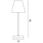 ΠΟΡΤΑΤΙΦ ΑΦΗΣ ΕΠΑΝΑΦΟΡΤΙΖΟΜΕΝΟ LED 3,5W DIMMABLE ΛΕΥΚΟ ARTE ILLUMINA CHROMA Eurolamp 144-70013