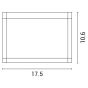 ARTE ILLUMINA ARTE ILLUMINA ΑΠΛΙΚΑ ΤΟΙΧΟΥ ΟΒΑΛ LED SLIM 12W 175X50X106 3000K IP54 ΜΑΥΡΗ PRO Eurolamp 145-20217