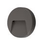 ΦΩΤΙΣΤΙΚΟ ΤΟΙΧΟΥ SLIM LED 3W IP65 230V 4000K Φ135mm ΓΡΑΦΙΤΗΣ PRO ARTE ILLUMINA Eurolamp 145-52095