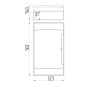 ΠΙΝΑΚΑΣ ΕΞΩΤΕΡΙΚΟΣ GALANT PLUS 3Χ12 IP65 Eurolamp 151-25157