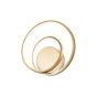 Απλίκα Επίτοιχη L290x80xH300mm Led Dimmablew 28w 3000K 2500lm Brushed Brass Ideal Lux Oz AP Dali 304502