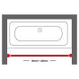 Βραχίονας Μπάνιου Αλουμινίου Chrome 125-220cm  Ø28mm Sealskin 276661218