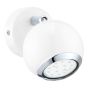 Σποτ Μονόφωτο D7x13cm 1xGU10 2,8w 3000Κ 250lm Ατσάλι Νίκελ-Λευκό Eglo Bimeda 31001