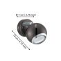 Σποτ Μονόφωτο D7x13cm 1xGU10 2,8w 3000Κ 250lm Ατσάλι Νίκελ-Μαύρο Eglo Bimeda 31005