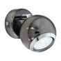 Σποτ Μονόφωτο D7x13cm 1xGU10 2,8w 3000Κ 250lm Ατσάλι Νίκελ-Μαύρο Eglo Bimeda 31005