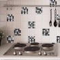 Tile Black & White πλακάκια διακόσμησης τοίχων κουζίνας & μπάνιου 31313 Ango