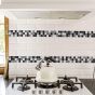 Tile Black & White πλακάκια διακόσμησης τοίχων κουζίνας & μπάνιου 31313 Ango