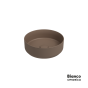 Νιπτήρας Πορσελάνης Επιτραπέζιος Ø36εκ.Taupe Matt Bianco Ceramica Etna 33036-530