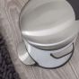 Κάδος Απορριμάτων 3lt Soft Close Stainless Steel Sealskin Cosmic White 362392410
