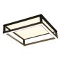 Πλαφονιέρα Οροφής Μαύρη 45x45xH15cm LED 2700-6500K 1200lm Ρυθμιζόμενη Τηλεχειριστήριο Eglo Macellara 390018