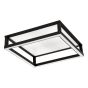 Πλαφονιέρα Οροφής Μαύρη 45x45xH15cm LED 2700-6500K 1200lm Ρυθμιζόμενη Τηλεχειριστήριο Eglo Macellara 390018