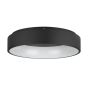 Πλαφονιέρα Οροφής Μέταλλο Μαύρο 59,5xH14cm LED 3000K 1050lm Ρυθμιζόμενη Eglo Marghera 2 390051