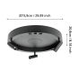 Πλαφονιέρα Οροφής Μαύρη D73,9xH20,8cm LED 3000K Ρυθμιζόμενο με Τηλεχειριστήριο Eglo Bruscoli 390052