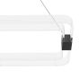 Κρεμαστό Φωτιστικό Μαύρο-Διάφανο L100xH150cm LED 3000K 1200lm Eglo Mogetonello 39909