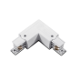 WHITE 90° CORNER SUPPLY 4 WIRES LEFT ACA 4WLWL