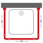 Bραχίονας Mπάνιου Γωνιακός 170x80cm Easy Roll Mat Aluminum Sealskin 5276623005