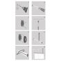 Bραχίονας Mπάνιου Γωνιακός 170x80cm Easy Roll Mat Aluminum Sealskin 5276623005