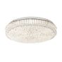 Φωτιστικό Πλαφόν Οροφής Ø41xH11cm Led 23,5 watt 3500lm Neutral Dimmable Χρωμέ-Διάφανα Κρύσταλλα Eglo Balparda 39746