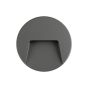 ΦΩΤΙΣΤΙΚΟ ΤΟΙΧΟΥ SLIM LED 3W IP65 230V 4000K Φ135mm ΓΡΑΦΙΤΗΣ PRO ARTE ILLUMINA Eurolamp 145-52095