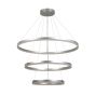 Κρεμαστό Φωτιστικό Ø60cm LED 100W 3CCT by switch on base InLight 6095-A-Silver