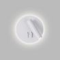 Απλίκα D140xP80mm Led 9w 889lm Λευκή Στρογγυλή Viokef Moby 4188200