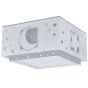 Moonlight Gray πλαφονιέρα (63236Ε) Ango