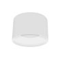 Σποτ Οροφής Μονόφωτο 1xGX53 D133xH83mm Λευκό Κεραμικό Fibo Viokef 4290100