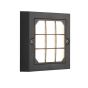 ΦΩΤΙΣΤΙΚΟ ΤΟΙΧΟΥ LED 6W 135X135X32 3CCT IP65 ΜΑΥΡΟ"SENARIO" ARTE ILLUMINA Eurolamp 145-52121
