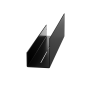 Ράφι Υψηλής Πρόσοψης με Αποστράγγιση W500xD93xH120mm Stainless Steel Black Matt Verdi Strantza 7233505