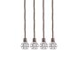 GRENADE-4 ROPE & BLACK PENDANT Z3+ HOMELIGHTING 77-3684