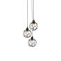 HL-3588-3 ALINE BLACK PENDANT HOMELIGHTING 77-4063