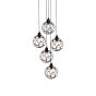 HL-3588-5 ALINE CHROME PENDANT HOMELIGHTING 77-4076