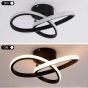 Φωτιστικό Οροφής 25x11x25cm Led 22w 3CCT 3000-4000-6500K SE LED 25 SIERRA CEILING BLACK HOMELIGHTING 77-50469