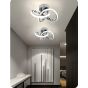 Φωτιστικό Οροφής 25x11x25cm Αλουμίνιο Νίκελ Led 22w 3CCT 3000-4000-6500K Homelighting Sierra 77-50471