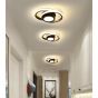 Φωτιστικό Οροφής 26x9x26cm Αλουμίνιο Μαύρο Ματ Led 18w 3CCT 3000-4000-6500K Homelighting Irina 77-50473