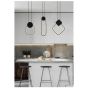 Φωτιστικό Κρεμαστό Μαύρο 30xH100cm Led 12w 3CCT Homelighting Rando 77-50486