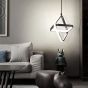 Φωτιστικό Κρεμαστό 20xH100cm Αλουμίνιο Μαύρο Led 25w 3CCT 3000-4000-6500Κ Homelighting Zeta 77-50489